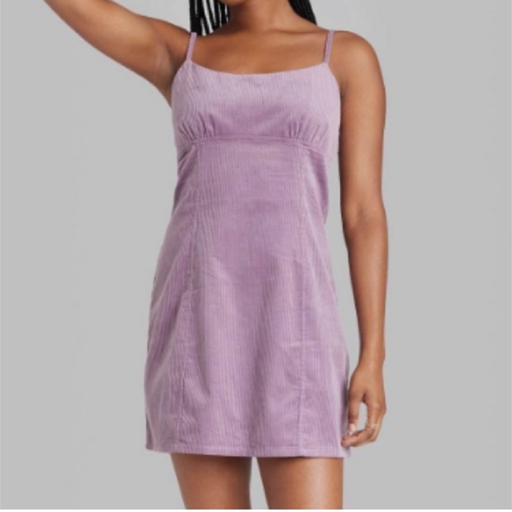 Wild Fable Sleeveless Corduroy Dress Womens Size XXL NWT Purple Mauve
